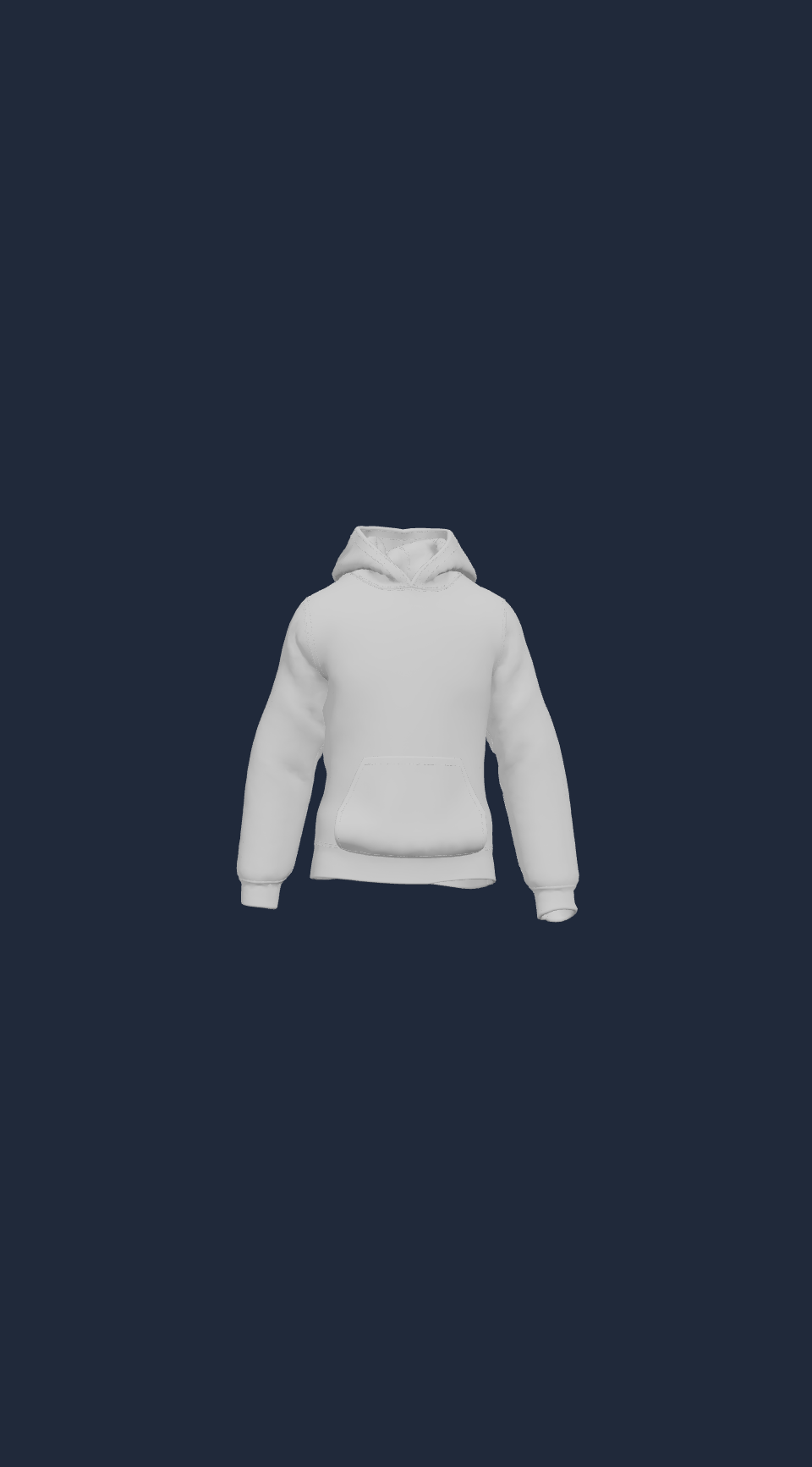 Original 3D hoodie mockup preview
