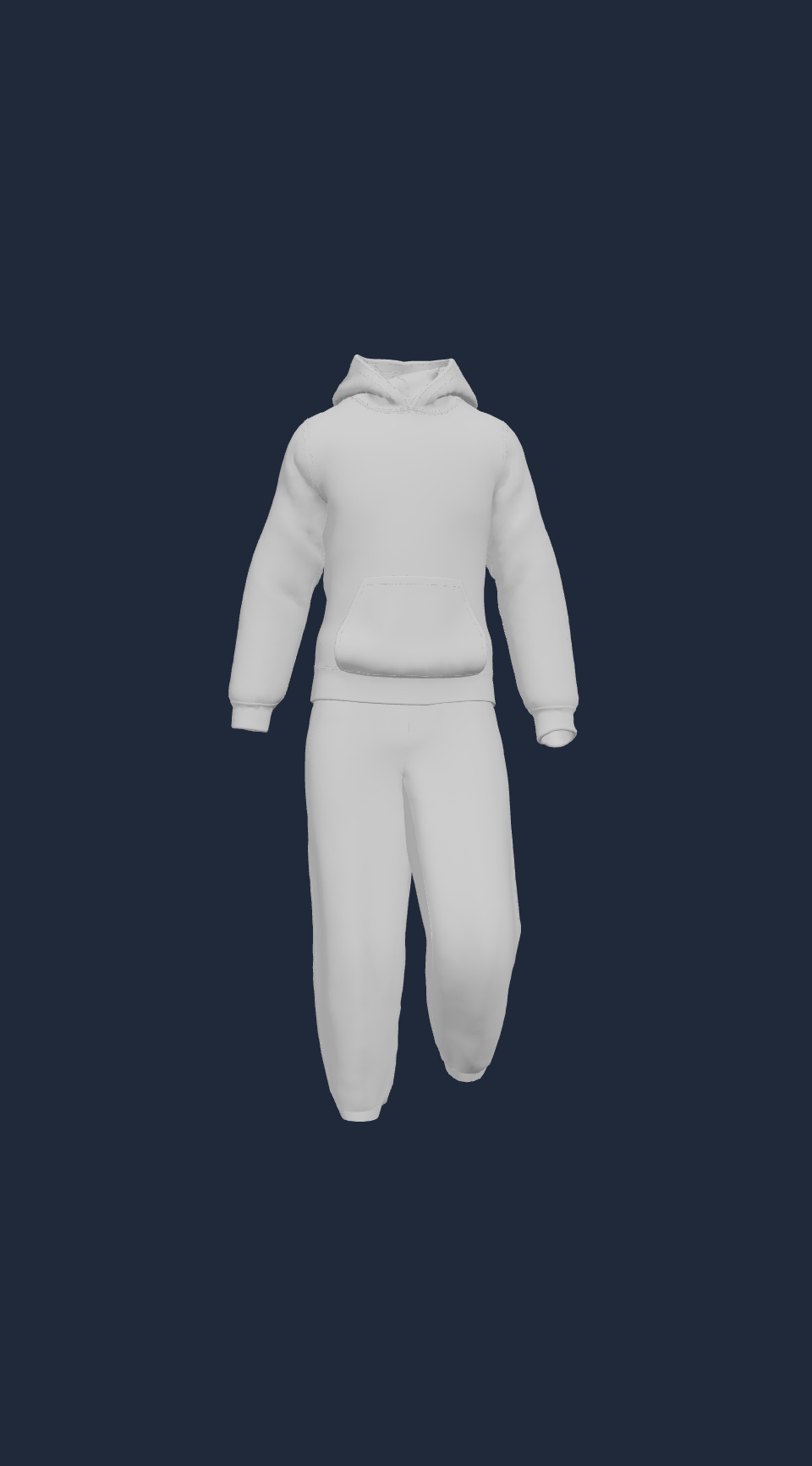 Original 3D tracksuit mockup preview