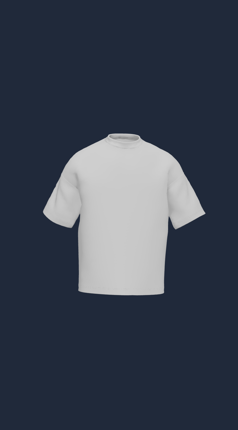 Original 3D t-shirt mockup preview